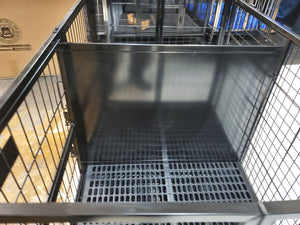 LBEK 43” Foldable Heavy Duty Dog Cage